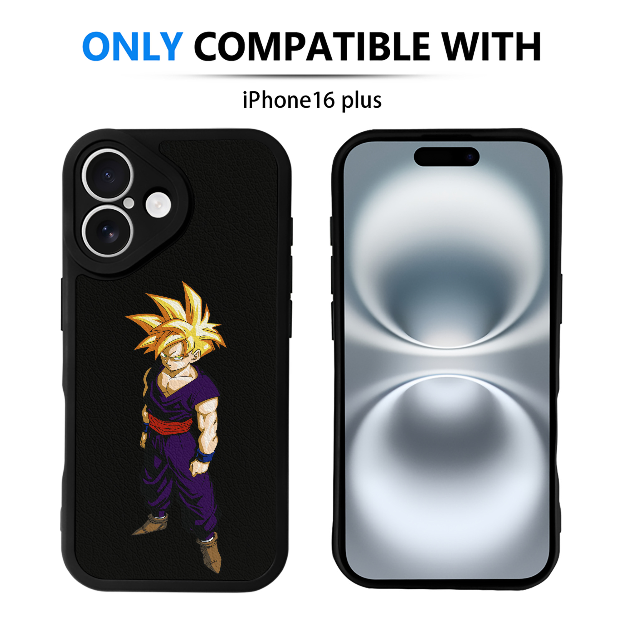（画像用） ドラゴンボール ベジット DRAGON BALL Vegetto 【iPhone 16シリーズ対応】シリコンスマホケース（レザー調） 材質：シリコン